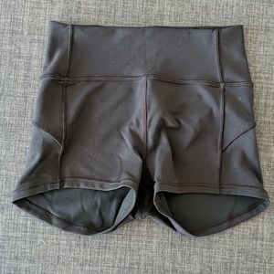 lululemon athletica size 4 black shorts